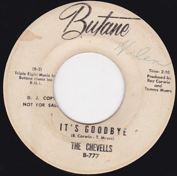 The Chevells - It's Goodbye