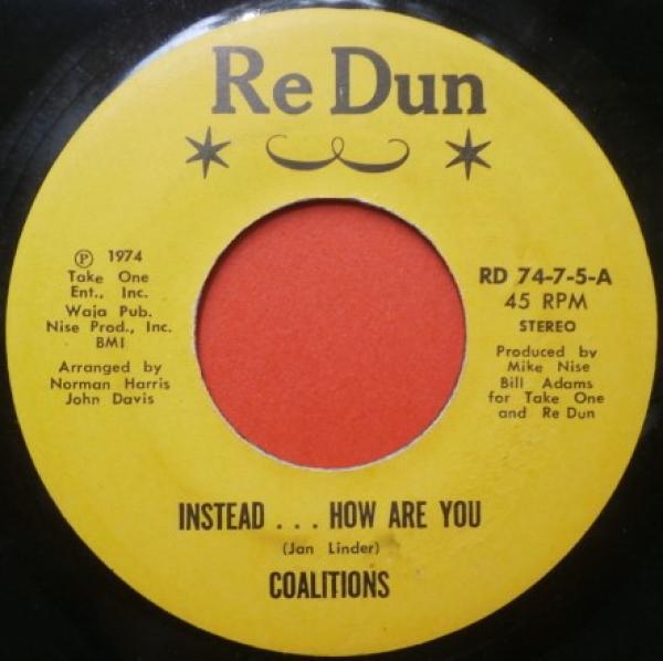 The Coalitions - Instead...How Are You / I Don't Mind Doin' It