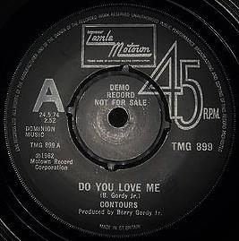 The Contours - Do You Love Me / Determination