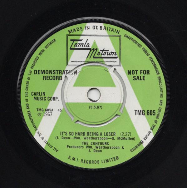 The Contours - It's So Hard Being A Loser