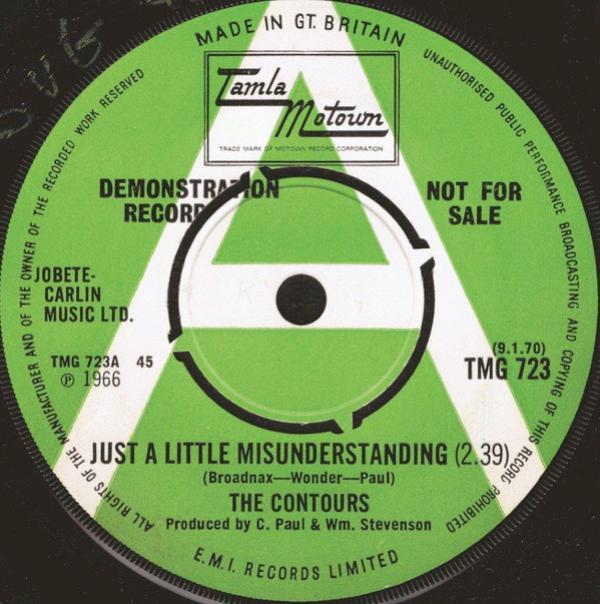 The Contours - Just A Little Misunderstanding / First I Look At The Purse