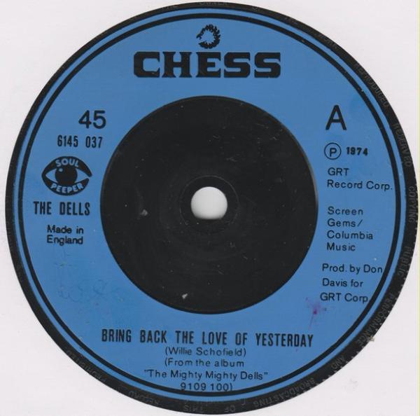 The Dells - Bring Back The Love Of Yesterday