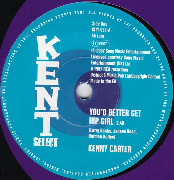 The Dynamics, Kenny Carter - You'd Better Get Hip Girl / My Life Is No Better