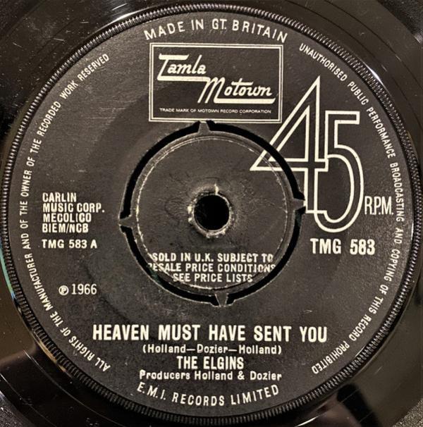 The Elgins - Heaven Must Have Sent You