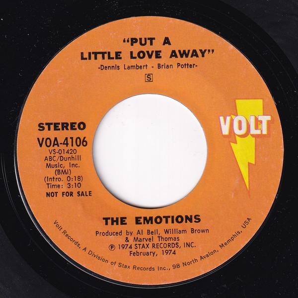 The Emotions - Put A Little Love Away