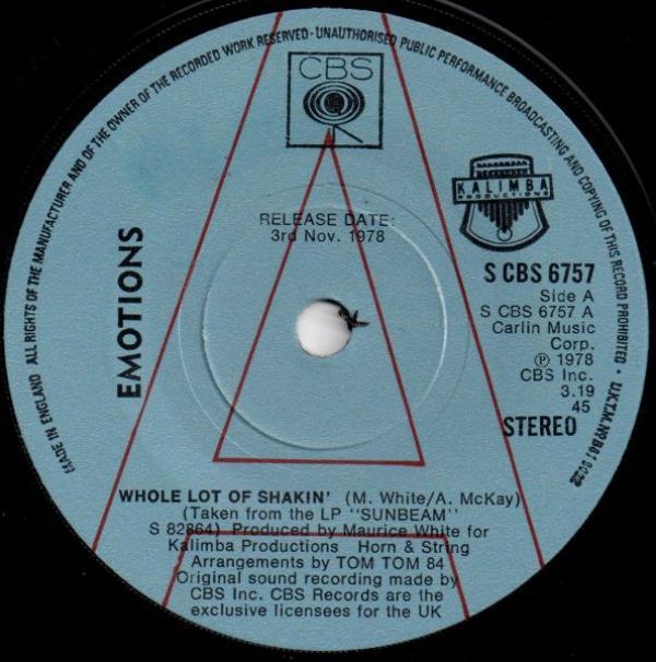 The Emotions - Whole Lot Of Shakin'