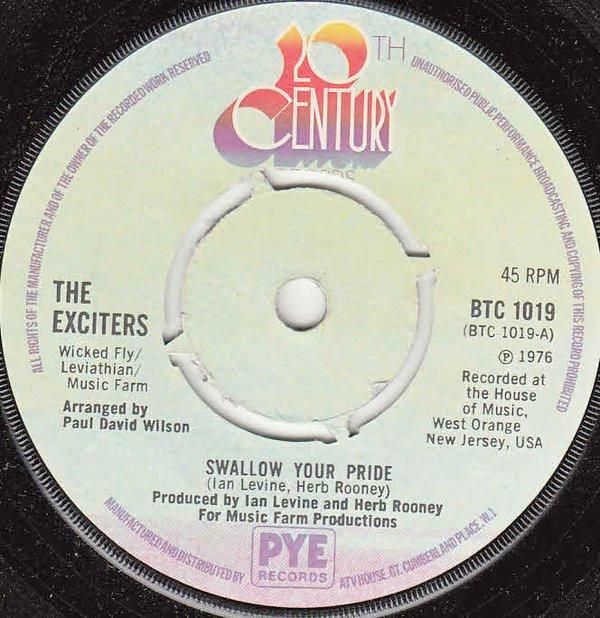 The Exciters - Swallow Your Pride