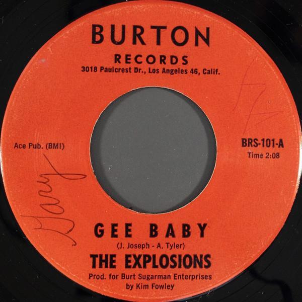 The Explosions  - Gee Baby / Try Again