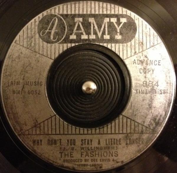 The Fashions - I Set A Trap For You / Why Don't You Stay A Little Longer