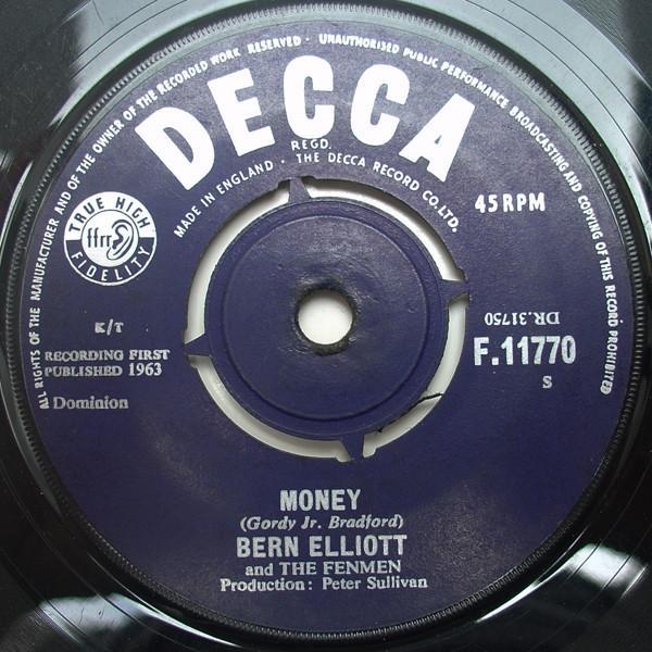 The Fenmen, Bern Elliott - Money