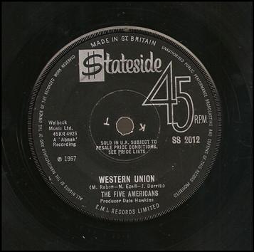 The Five Americans - Western Union