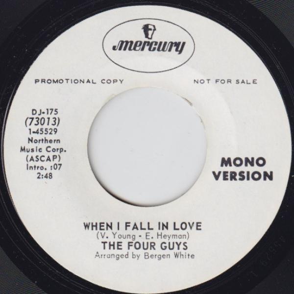 The Four Guys - When I Fall In Love