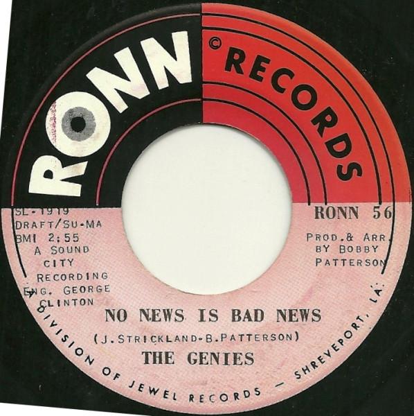 The Genies (3) - No News Is Bad News / Sunday Morning People