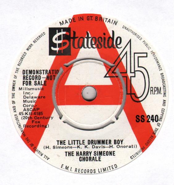 The Harry Simeone Chorale - The Little Drummer Boy / O' Holy Night