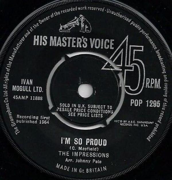 The Impressions - I'm So Proud / I Made A Mistake