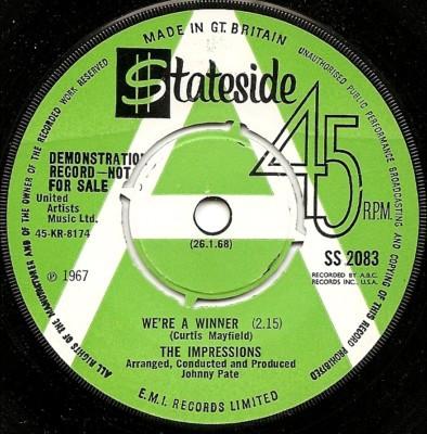 The Impressions - We're A Winner