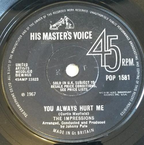 The Impressions - You Always Hurt Me / Little Girl