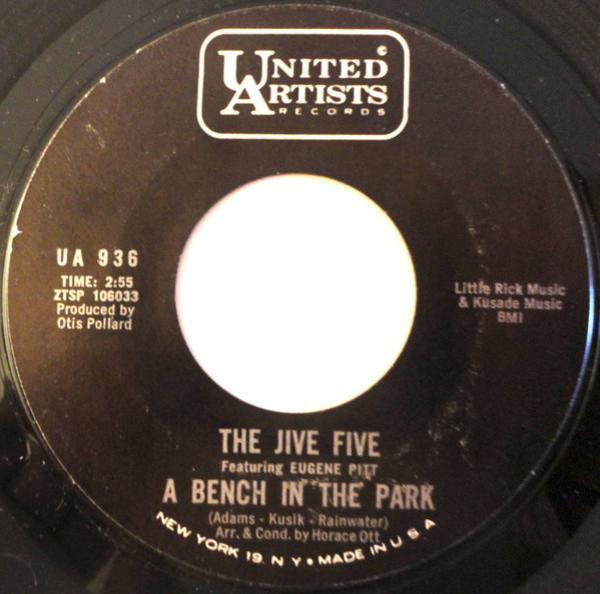 The Jive Five - A Bench In The Park / Please Baby Please (Come On Back To Me)