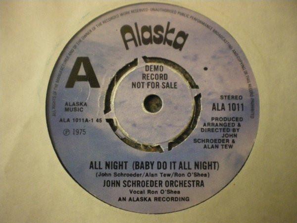 The John Schroeder Orchestra - All Night