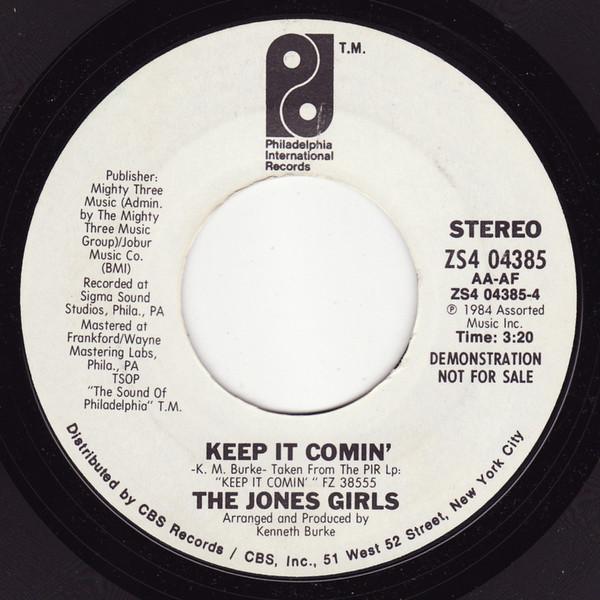 The Jones Girls - Keep It Comin'