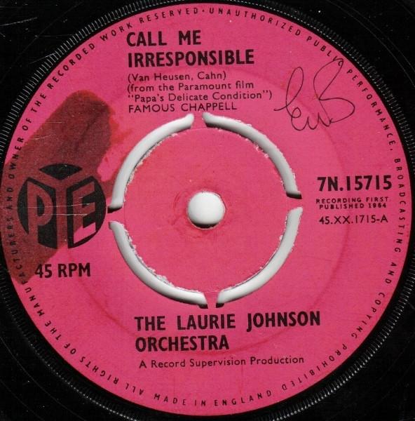 The Laurie Johnson Orchestra - Call Me Irresponsible
