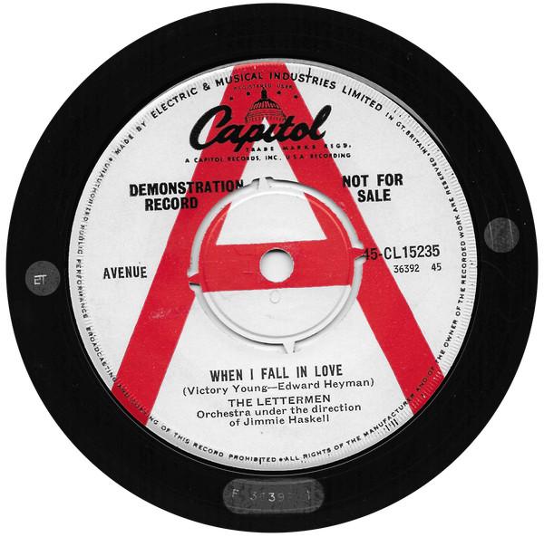 The Lettermen - When I Fall In Love
