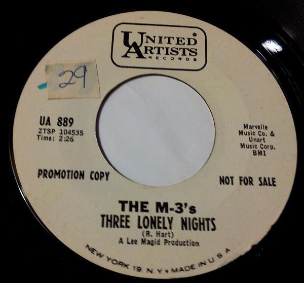 The M-3's - Three Lonely Nights / I See A Rainbow