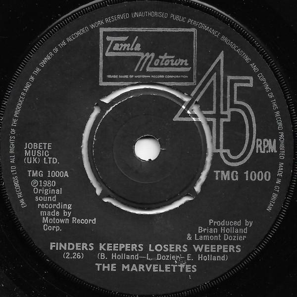 The Marvelettes, Kim Weston - Finders Keepers Losers Weepers / Do Like I Do