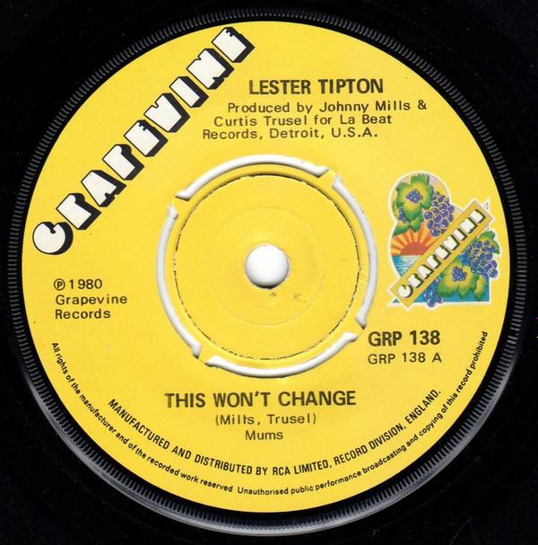 The Masqueraders, Lester Tipton - This Won't Change / How