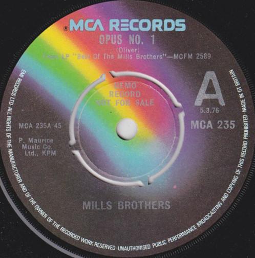 The Mills Brothers - Opus No. 1