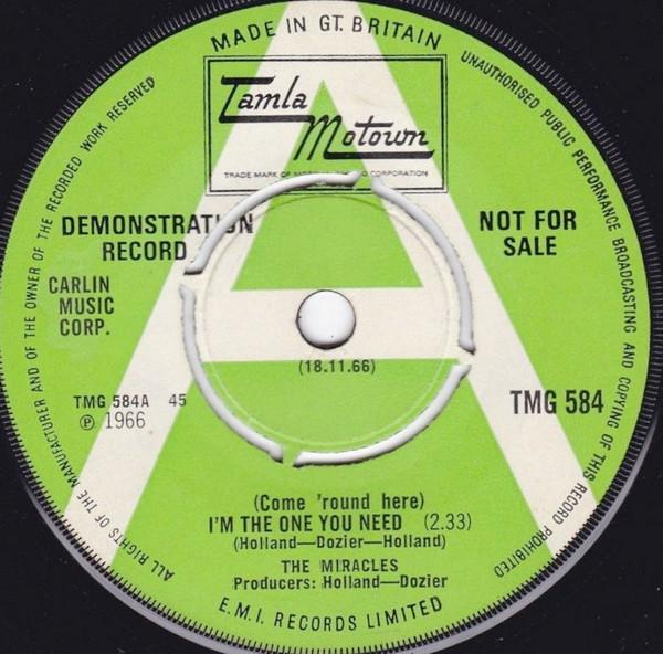The Miracles - (Come 'Round Here) I'm The One You Need