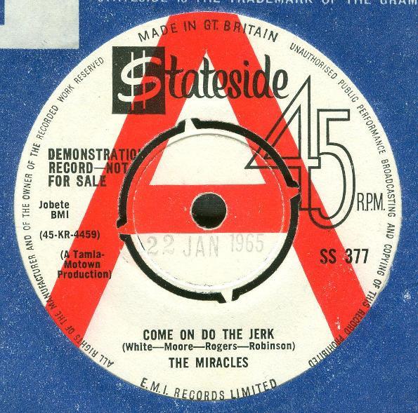 The Miracles - Come On Do The Jerk