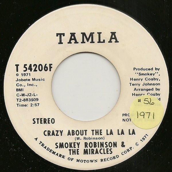 The Miracles - Crazy About The La La La