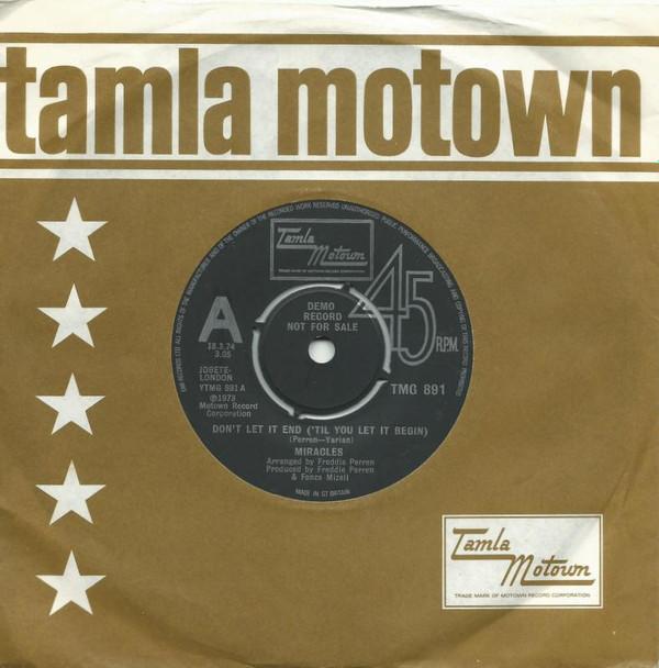 The Miracles - Don't Let It End ('til You Let It Begin)