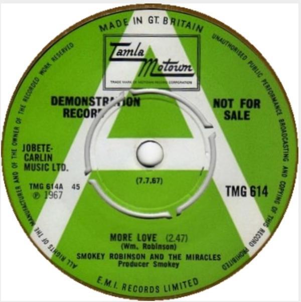 The Miracles - More Love