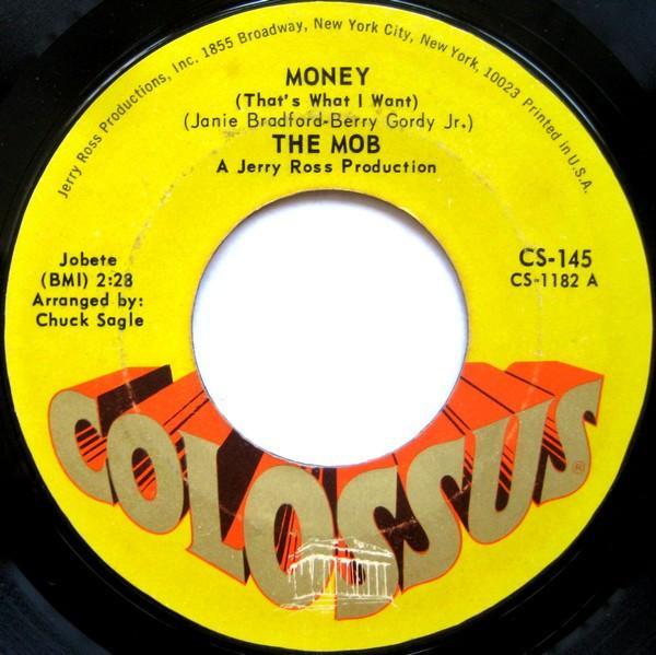 The Mob  - Money (That's What I Want) / Once A Man, Twice A Child