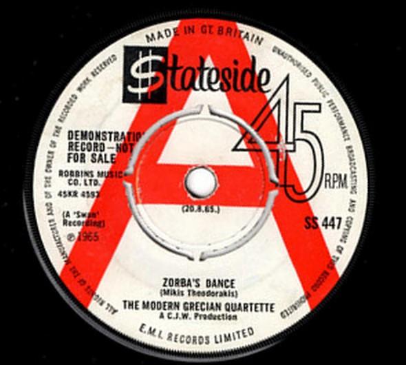 The Modern Grecian Quartette - Zorba's Dance