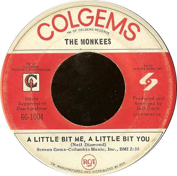 The Monkees - A Little Bit Me, A Little Bit You / The Girl I Knew Somewhere