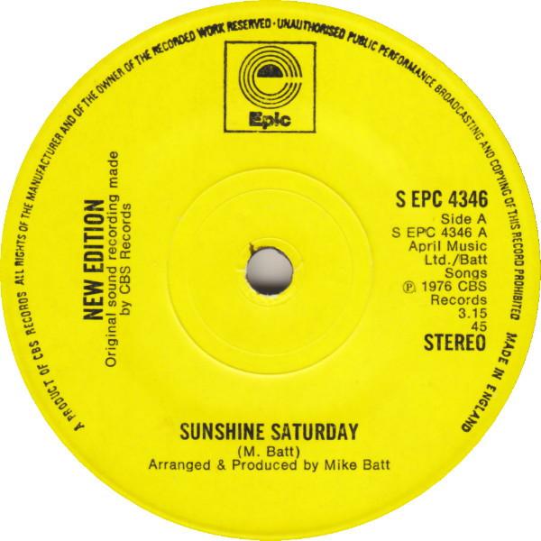 The New Edition - Sunshine Saturday