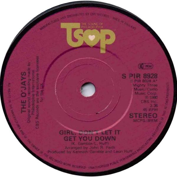 The O'Jays - Girl, Don't Let It Get You Down