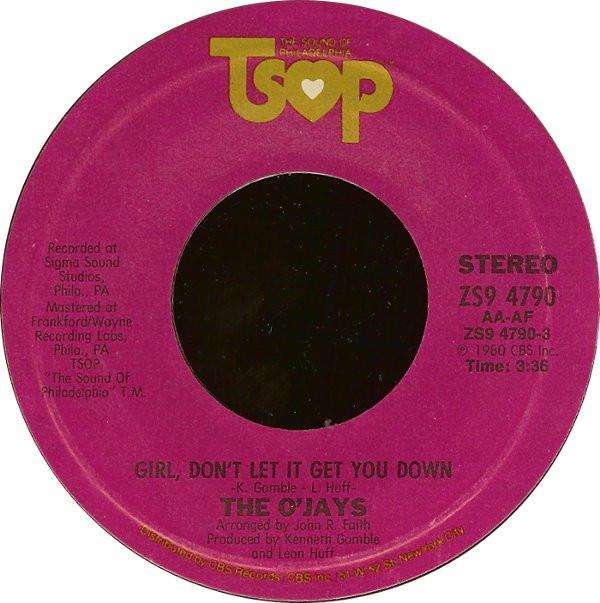 The O'Jays - Girl, Don't Let It Get You Down