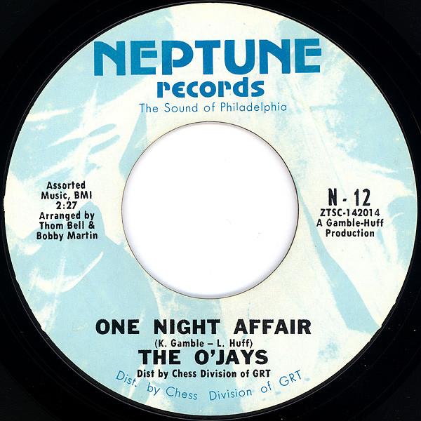 The O'Jays - One Night Affair / There's Someone (Waiting Back Home)