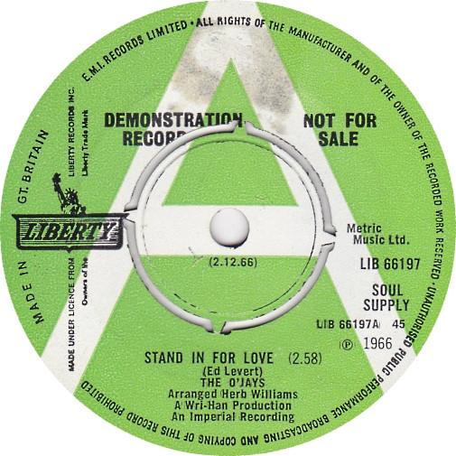 The O'Jays - Stand In For Love / Friday Night