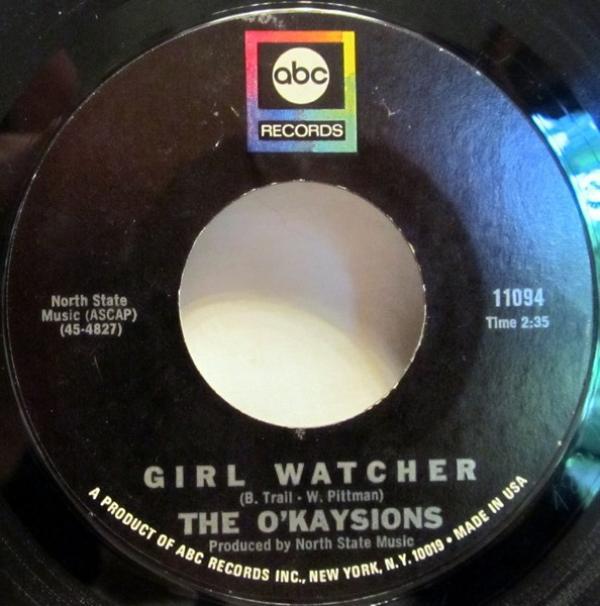 The O'Kaysions - Girl Watcher / Deal Me In