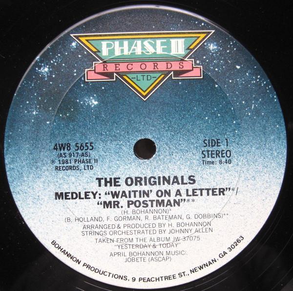 The Originals - Medley: Waitin' On A Letter / Mr. Postman