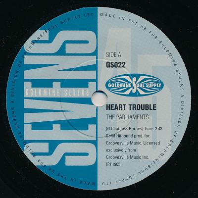 The Parliaments, Bob & Fred - Heart Trouble / I'll Be On My Way
