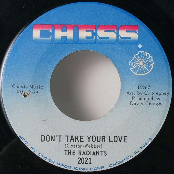 The Radiants - Don't Take Your Love / The Clown Is Clever
