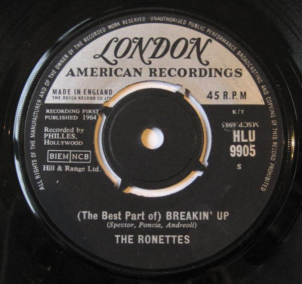 The Ronettes, The Phil Spector Group - (The Best Part Of) Breaking Up / Big Red