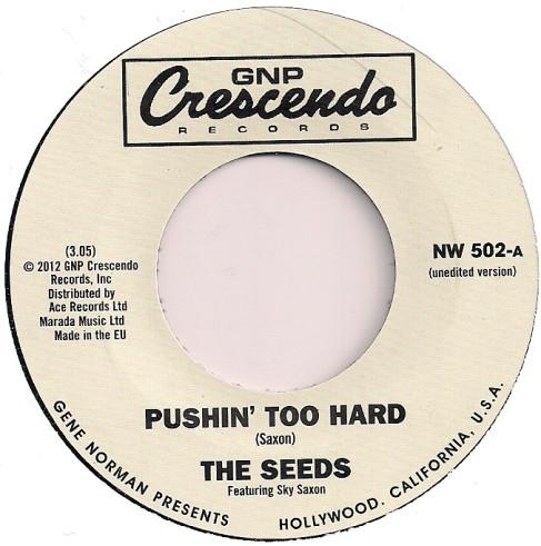 The Seeds, Sky Saxon - Pushin' Too Hard