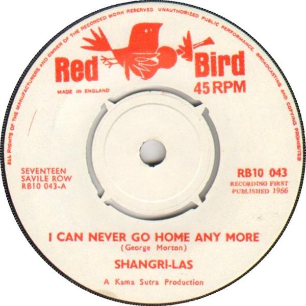 The Shangri-Las - I Can Never Go Home Any More / Bull Dog